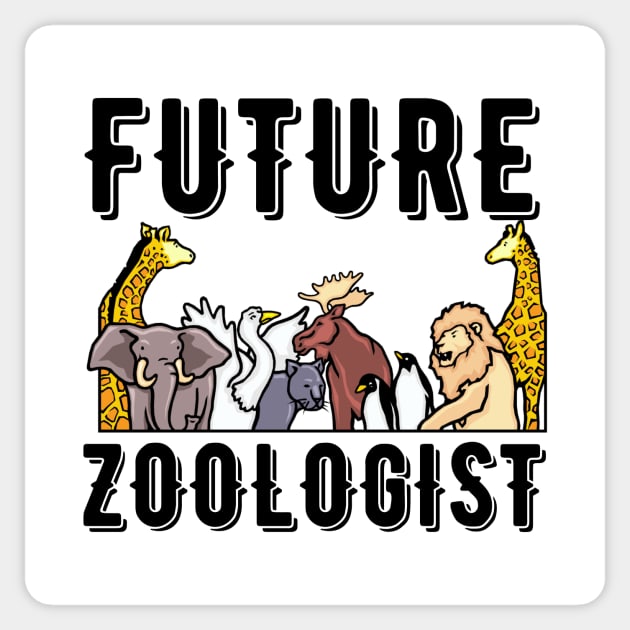 Future Zoologist Sticker by GRADA